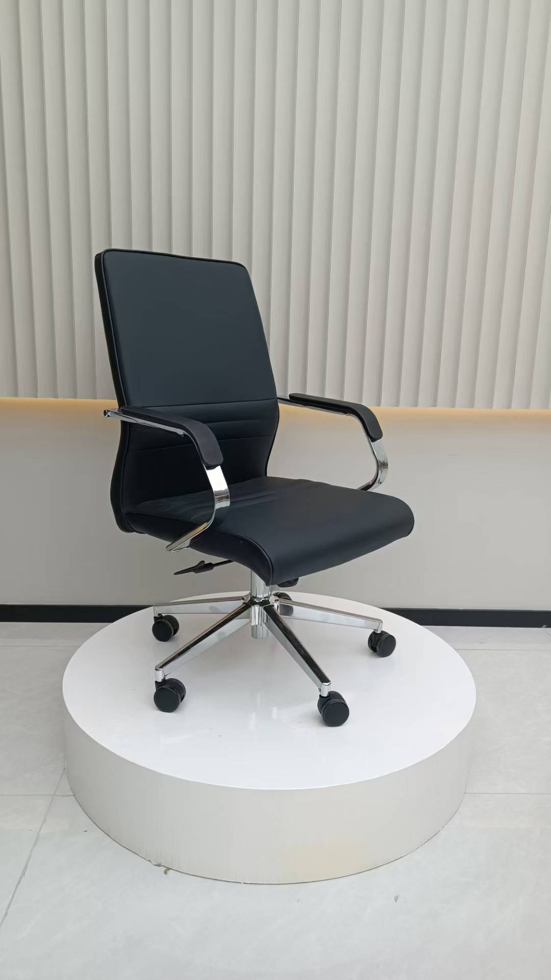 Modern minimalist style office chair display